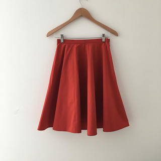 ボールジィ(Ballsey)のトゥモローランド BALLSEY ボールジー  スカート/レッド 赤 36 美品(ひざ丈スカート)