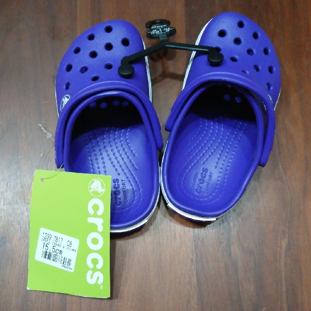 crocs(クロックス)の値下げ‼クロックスキッズ15.5cm キッズ/ベビー/マタニティのキッズ靴/シューズ(15cm~)(サンダル)の商品写真