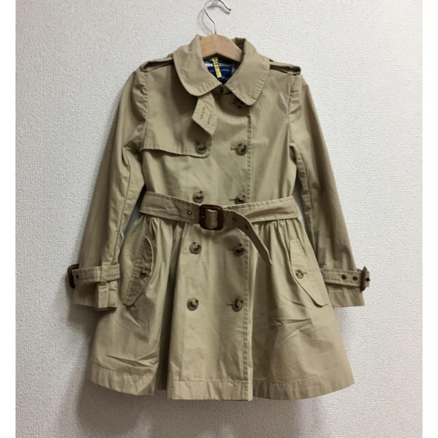 Ralph Lauren(ラルフローレン)のラルフローレン♡トレンチコート 115センチ キッズ/ベビー/マタニティのキッズ服女の子用(90cm~)(コート)の商品写真