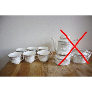 ノリタケ(Noritake)の※値下げしました！新品・送料無料※　ノリタケ　ティーカップ・ソーサーフルセット(食器)