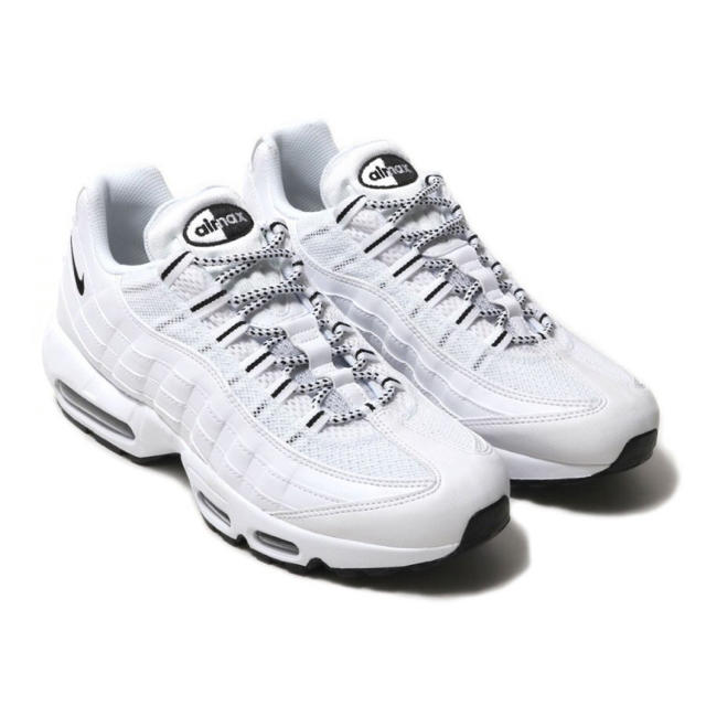 NIKE AIR MAX '95 WHITE/BLACK-BLACK