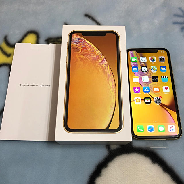 iPhone - iPhoneXR 64GB イエロー SIMフリーの通販 by 蒼のドーナツ's shop｜アイフォーンならラクマ