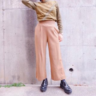 フォクシー(FOXEY)のフォクシー FOXEY イージーニットワイドパンツ40/スラックス(カジュアルパンツ)