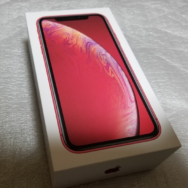 新品 SIMフリー iphone XR 64GB レッド RED au