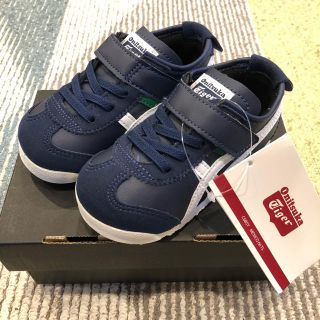 オニツカタイガー(Onitsuka Tiger)の新品 オニツカタイガー  キッズ スニーカー 14.5cm ネイビー 紺(スニーカー)