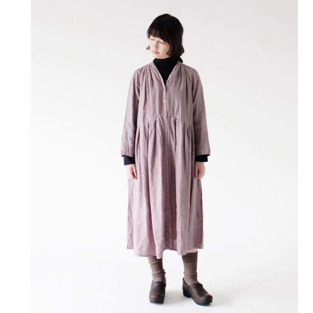nest Robe - nest robe リネンYネックドレスの通販 by まりこ's shop｜ネストローブならラクマ