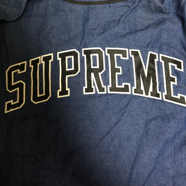 Tシャツ/カットソー(半袖/袖なし)ASAP rocky着 supreme denim baseball