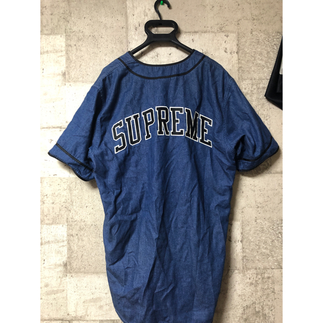 Tシャツ/カットソー(半袖/袖なし)ASAP rocky着 supreme denim baseball