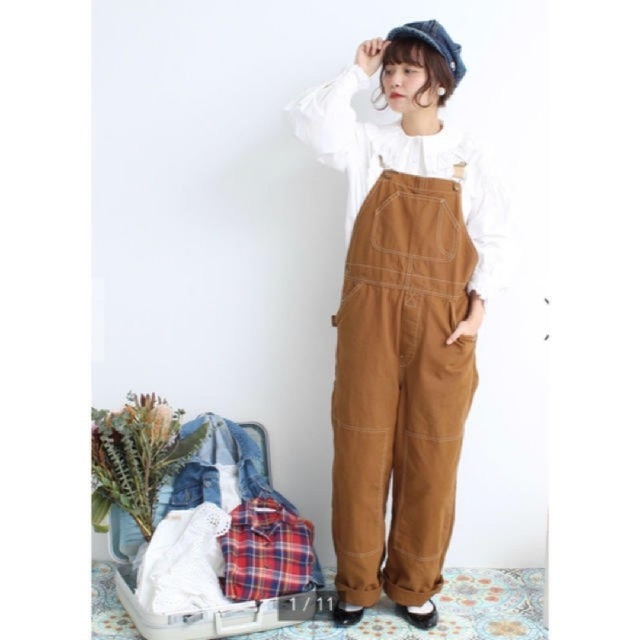 Dot&Stripes CHILDWOMAN(ドットアンドストライプスチャイルドウーマン)のMy Fav. CHILD WOMAN  オーバーオール レディースのパンツ(デニム/ジーンズ)の商品写真