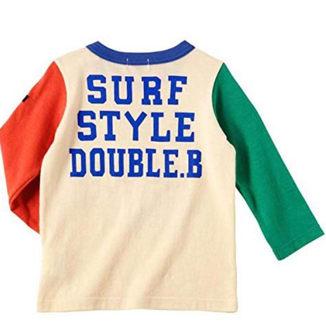 DOUBLE.B(ダブルビー)の新品 ダブルB SURFサーフロンT マルチ 130 キッズ/ベビー/マタニティのキッズ服男の子用(90cm~)(Tシャツ/カットソー)の商品写真