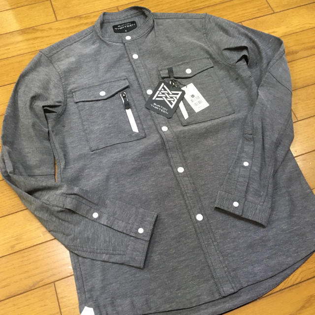 BURTON(バートン)の定価27000円・バートン・リネン混合長袖シャツ・Mサイズ メンズのトップス(シャツ)の商品写真