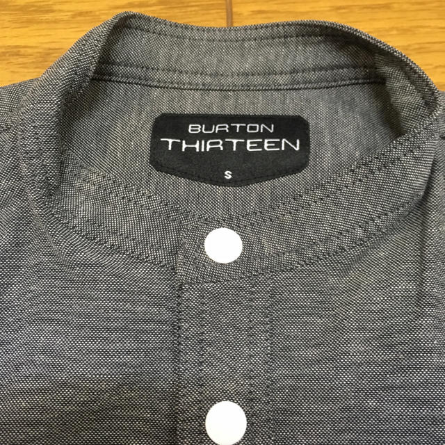 BURTON(バートン)の定価27000円・バートン・リネン混合長袖シャツ・Mサイズ メンズのトップス(シャツ)の商品写真