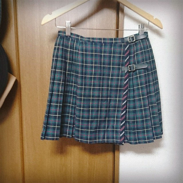 JaneMarple(ジェーンマープル)のSALE！ ロイスクレヨン グリーンチェック スカート ブラックウォッチ レディースのスカート(ミニスカート)の商品写真