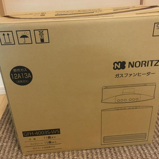 NORITZ(ノーリツ)のノーリツ ガスファンヒーター スマホ/家電/カメラの冷暖房/空調(ファンヒーター)の商品写真