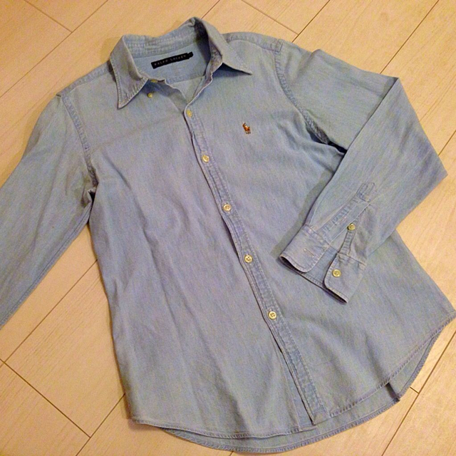 Ralph Lauren(ラルフローレン)のラルフローレン♡ストライプ、デニムシャツ レディースのトップス(シャツ/ブラウス(長袖/七分))の商品写真