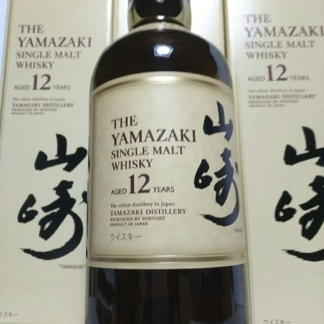 山崎12年 4本箱つき、竹鶴21年 1本 計5本