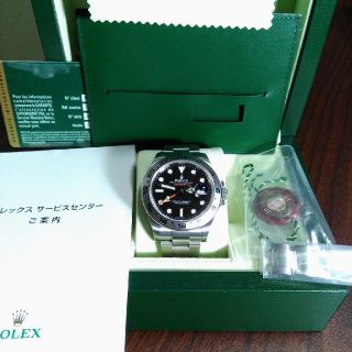 ロレックス(ROLEX)のGUCCIさま専用 最安 現行エクスプローラー2　216570 G番 付属品有(腕時計(アナログ))