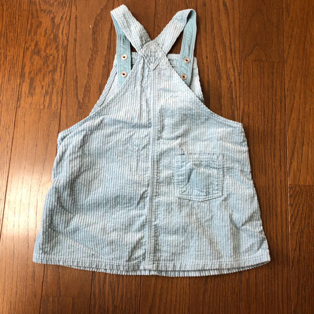 H&M(エイチアンドエム)のH&M★ジャンバースカート キッズ/ベビー/マタニティのキッズ服女の子用(90cm~)(スカート)の商品写真