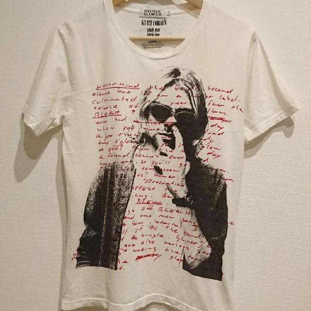 HYSTERIC GLAMOUR(ヒステリックグラマー)のヒステリックグラマー  Tシャツ S  ☆Kurt  Cobain☆ メンズのトップス(Tシャツ/カットソー(半袖/袖なし))の商品写真