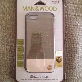 ロンハーマン(Ron Herman)の【美品】iPhone5 MAN&WOOD(モバイルケース/カバー)