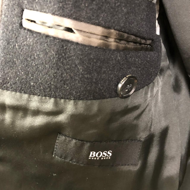 HUGO BOSS(ヒューゴボス)のカシミヤ混ウール コート メンズのジャケット/アウター(チェスターコート)の商品写真