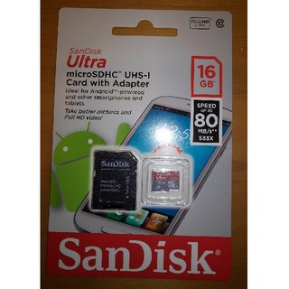 サンディスク(SanDisk)のSanDisk  microSDHCカード Ultra 16GB(その他)