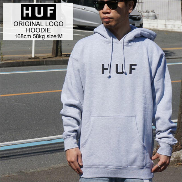 HUF - HUF ヘザーグレー 肉厚 パーカー 前期型 の通販 by K2 HUF - HUF ヘザーグレー 肉厚 パーカー 前期型 の通販 by K2