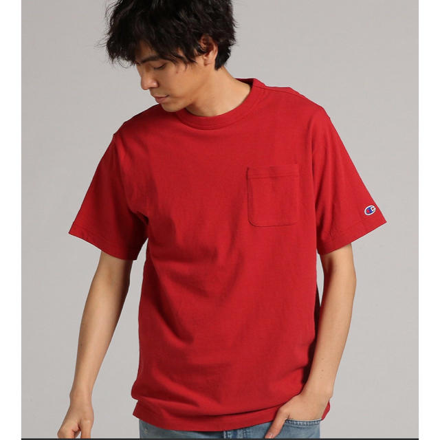 Champion(チャンピオン)のchampion ポケット付き Ｔシャツ M メンズのトップス(Tシャツ/カットソー(半袖/袖なし))の商品写真