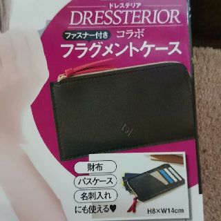 ドレステリア(DRESSTERIOR)のGINGER付録 DRESSTERIORフラグメントケース(ポーチ)