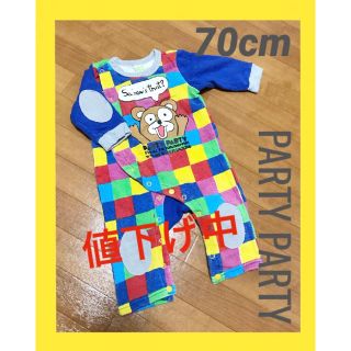 パーティーパーティー(PARTYPARTY)の値下げ中、パーティーパーティー、 PARTYPARTY、ロンパース、70、ベビー(ロンパース)