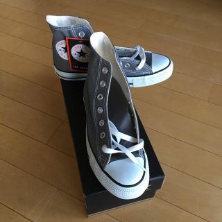 コンバース(CONVERSE)のコンバースオールスター HI チャコール 24.5cm タグ付き未使用(スニーカー)