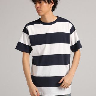 ライトオン(Right-on)のchampion ビッグシルエット ボーダーTシャツ(Tシャツ/カットソー(半袖/袖なし))