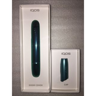 アイコス(IQOS)の【新品・即発送】iQOS3 ドアカバー+キャップ エレクトリックティール(その他)