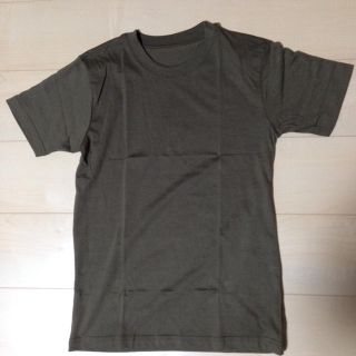 無地 カーキ Tシャツ(Tシャツ/カットソー(半袖/袖なし))