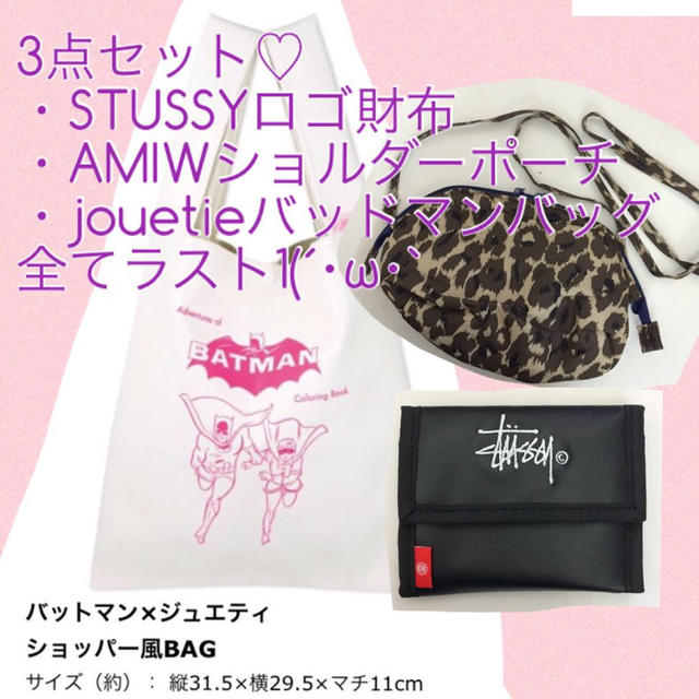 STUSSY(ステューシー)の3点セット♡STUSSY他 レディースのファッション小物(財布)の商品写真