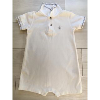 プチバトー(PETIT BATEAU)のプチバトー 半袖 ロンパース(ロンパース)