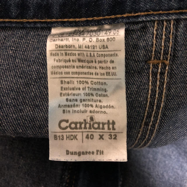 carhartt(カーハート)のcarhartt 40 × 32 デニム パンツ メンズのパンツ(デニム/ジーンズ)の商品写真