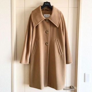 マックスマーラ(Max Mara)の最高級 マックスマーラ 白タグコート カシミヤ size36(ロングコート)