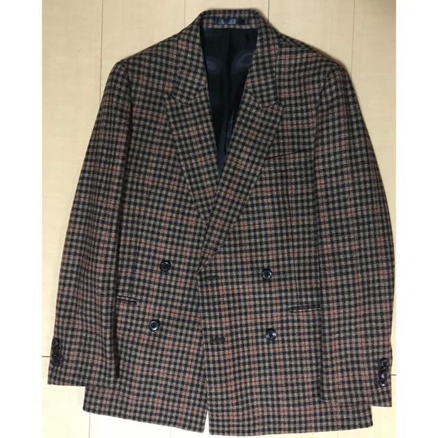 Paul Smith(ポールスミス)のPaul Smith チェック ダブル ブレスト ジャケット メンズのジャケット/アウター(テーラードジャケット)の商品写真