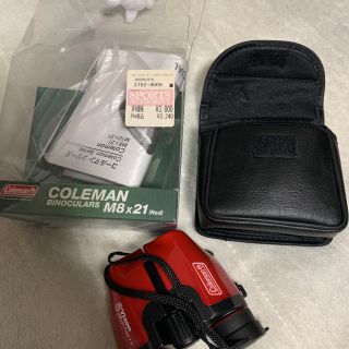 コールマン(Coleman)のCOLEMAN BINOCULARS M8×21(red(その他)