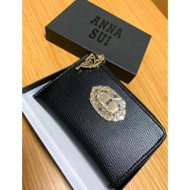 ANNA SUI(アナスイ)の【箱入り新品】ANNA SUI マルチケース黒  レディースのファッション小物(コインケース)の商品写真