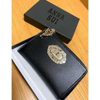 アナスイ(ANNA SUI)の【箱入り新品】ANNA SUI マルチケース黒 (コインケース)