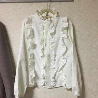 スコットクラブ(SCOT CLUB)のふりふり可愛いブラウス スコット 未使用(シャツ/ブラウス(長袖/七分))