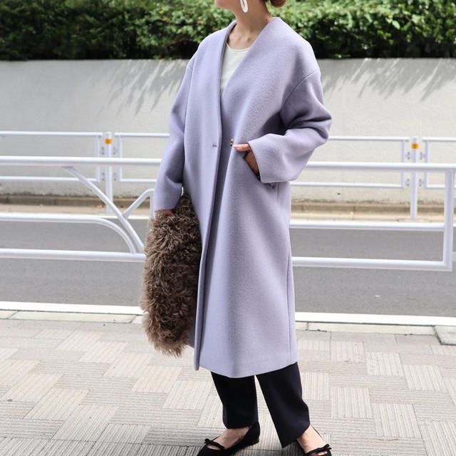 有名ブランド NOBLE メルトンノーカラーコート 新品 - bhmtextil.com.br