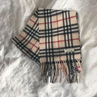 バーバリー(BURBERRY)のバーバリー カシミア マフラー 美品(マフラー/ショール)