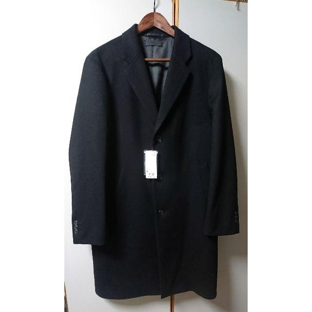 UNIQLO - 新品☆ユニクロ ウールカシミヤチェスターコート M 黒 UNIQLO - 新品☆ユニクロ ウールカシミヤチェスターコート M 黒