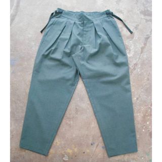 コモリ(COMOLI)のtk様専用sayatomo 【18ss】Karusan Slacks green(スラックス)