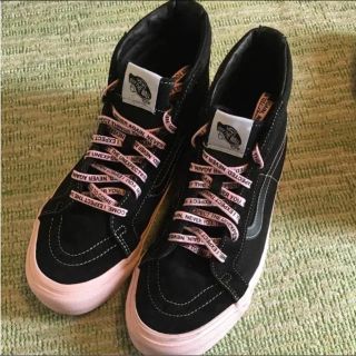 ヴァンズ(VANS)のANTI SOCIAL SOCIAL CLUB VANS コラボ 黒 ピンク(スニーカー)