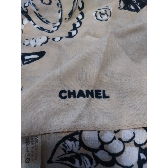 CHANEL - CHANEL シャネル カメリア柄 ハンカチ バンダナの通販 by べり shop｜シャネルならラクマ