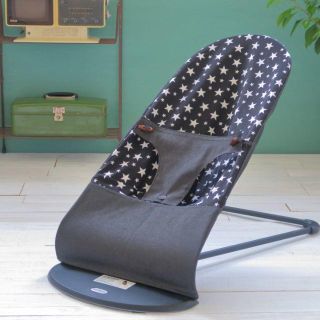 BabyBjorn ベビービョルン ベビーシッター シート カバー 星柄 スター(ベビーベッド)